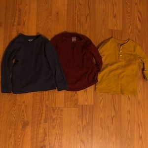 Set of 4 Henleys/Thermals